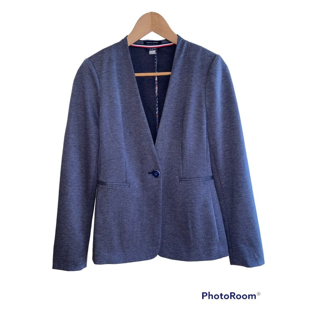 New Tommy Hilfiger Women's Slim Fit Knit Jacket Size 4
